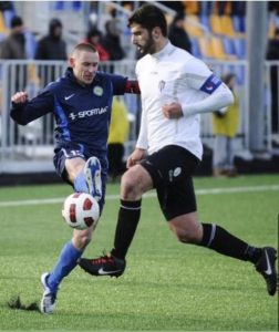Estonya 1. lig ekiplerinden Tallin Kalev takımında kaptanlığa kadar yükseldi