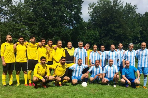 Dostlukta maçında kaynaştılar