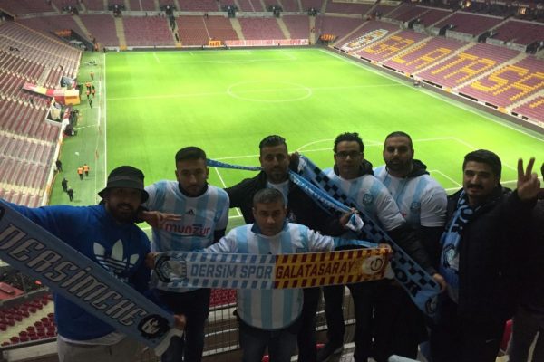 Dersimspor yönetimi maçı statta izledi