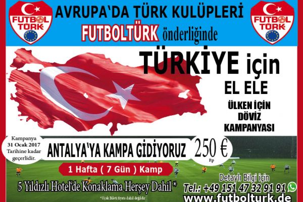 FutbolTürk’den anlamlı girişim