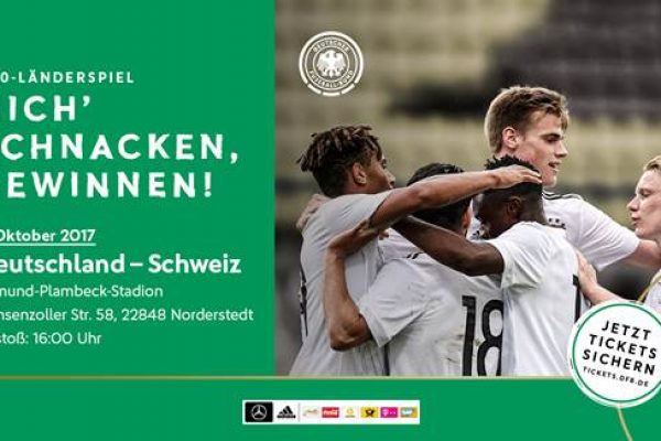 U 20 spielt gegen die Schweiz