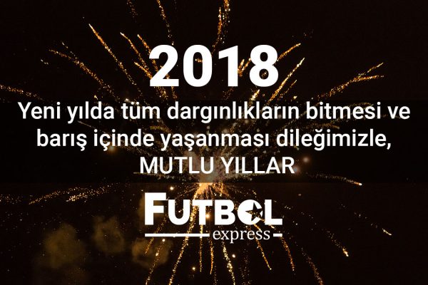 Futbolexpress Yeni yılınızı kutlar