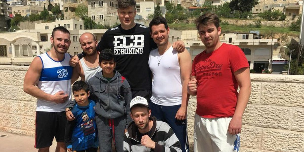 Türk kulübün boksöründen Filistinli çocuklara destek