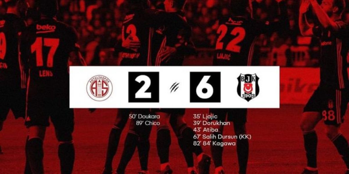Beşiktaş, Antalyaspor’u Farka Boğdu: 6-2