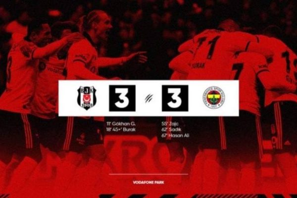 BEŞİKTAŞ 3-3 FENERBAHÇE