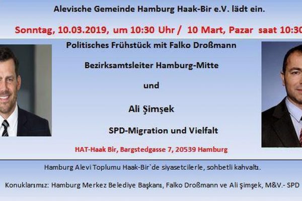 Politika kahvaltısı Falko Drossmann ile!