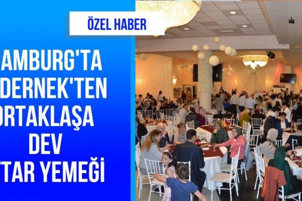 6 dernekten ortak iftar