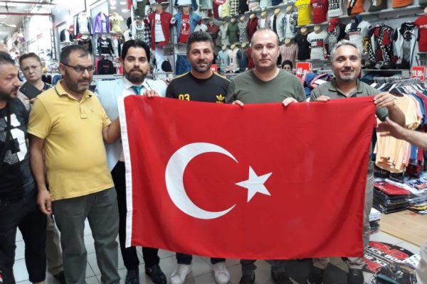 Samsun’da Esnaf 15 Temmuz için toplandı
