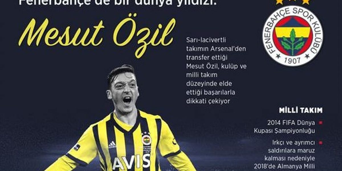 Fenerbahçe’de bir dünya yıldızı: Mesut Özil