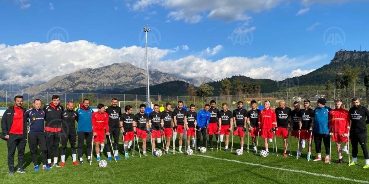 Ampute Milli Futbol Takımı, Avrupa Şampiyonası hazırlıklarına Antalya’da devam ediyor