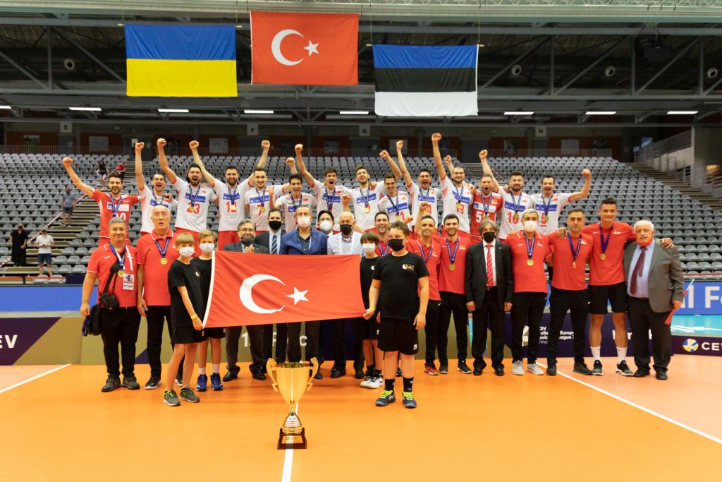 A Milli Erkek Voleybol Takımı, CEV Avrupa Altın Ligi’nde şampiyon oldu
