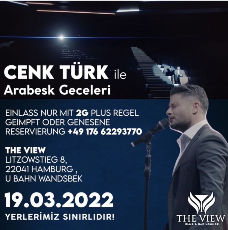 Cenk Türk ile arabesk geceleri