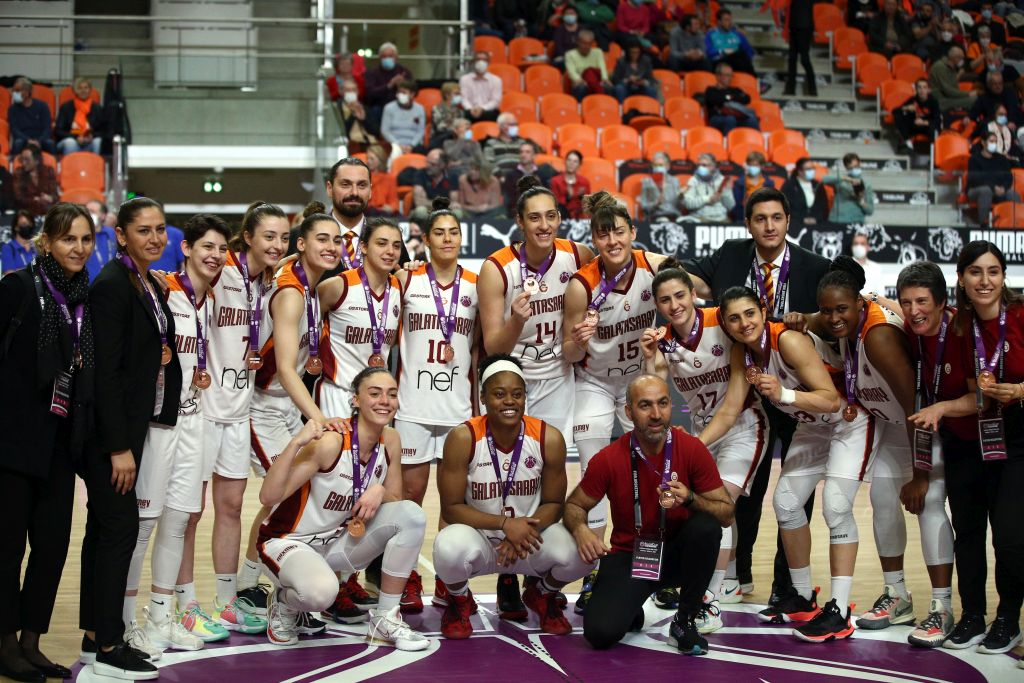 Basketbol: FIBA Kadınlar Avrupa Kupası”nde Sarı-kırmızılılar, üçüncülük madalyası aldı