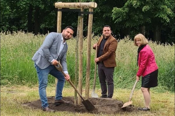 “Barış meşesi dikiyoruz”