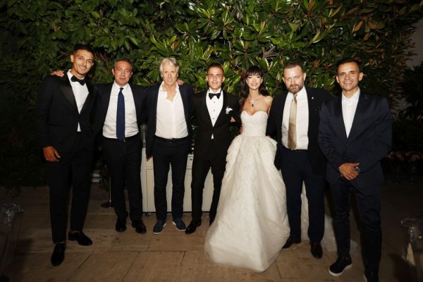 Fenerbahçeli futbolcu Dimitris Pelkas, dünya evine girdi