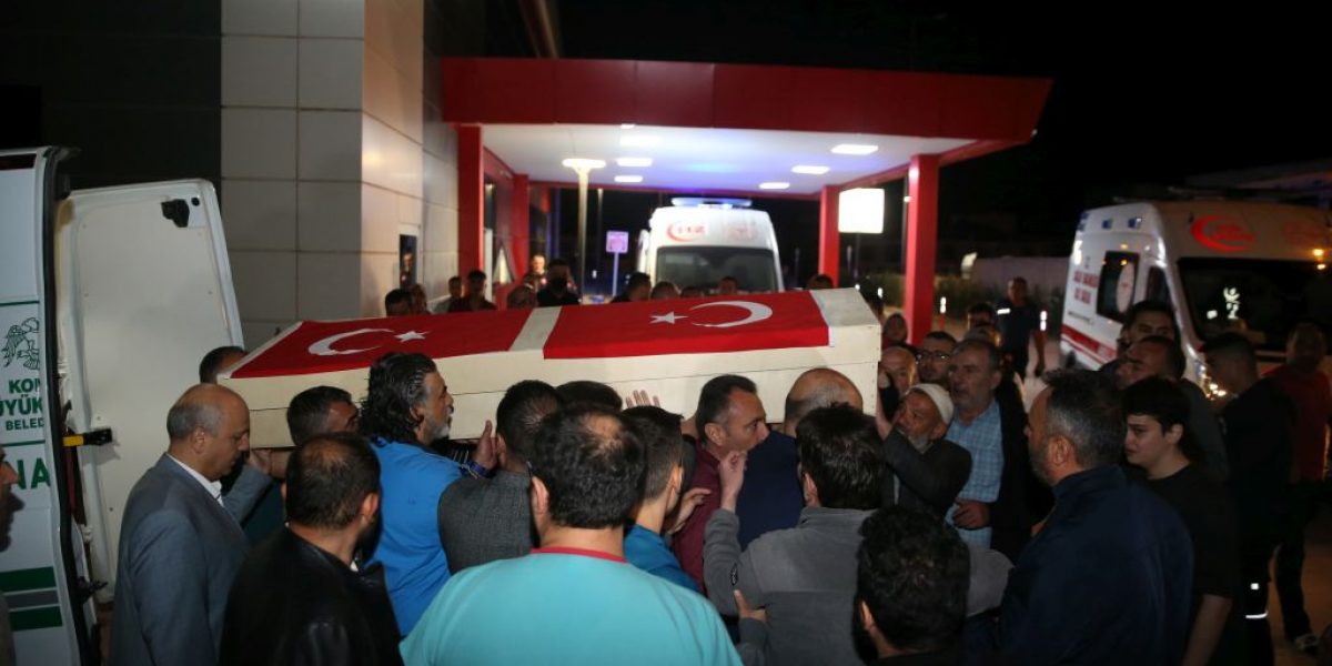 Konya’da hastanede silahlı saldırıda ölen doktorun cenazesi memleketi Kayseri’ye getirildi