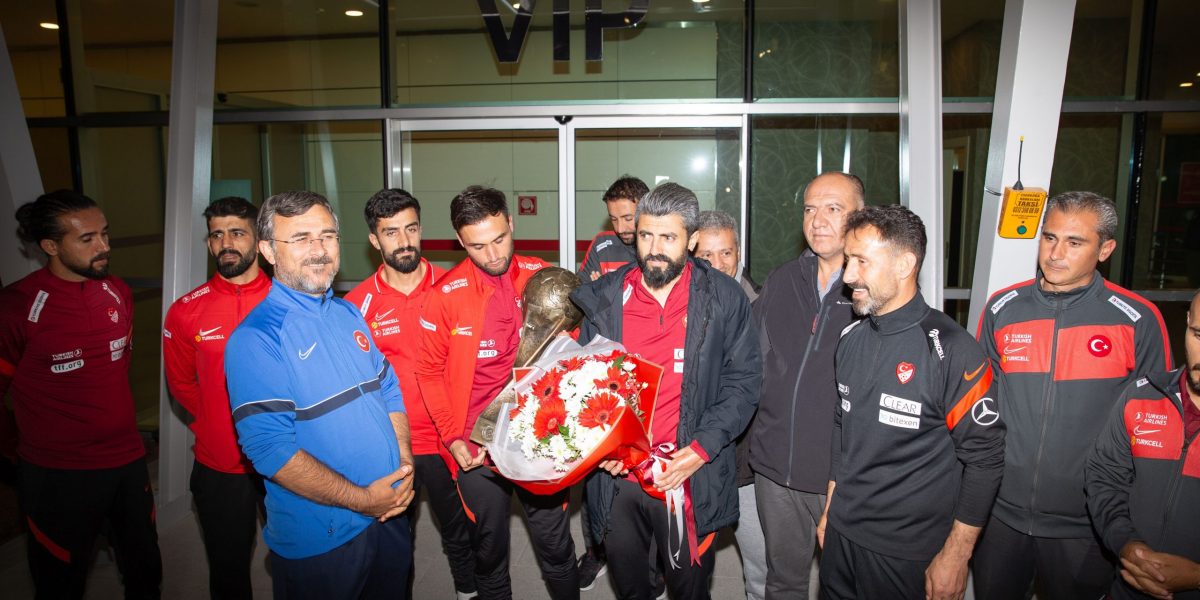 Dünya şampiyonu Ampute Futbol Milli Takımı, Ankara’ya geldi
