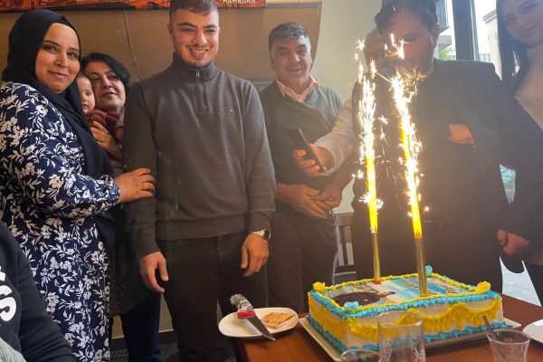 Hakem Hasan yeni yaşını kutladı