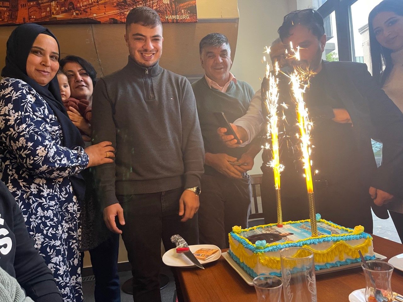 Hakem Hasan yeni yaşını kutladı