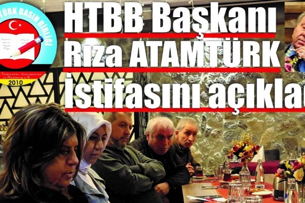 Ve Rıza Atamtürk istifa etti!..