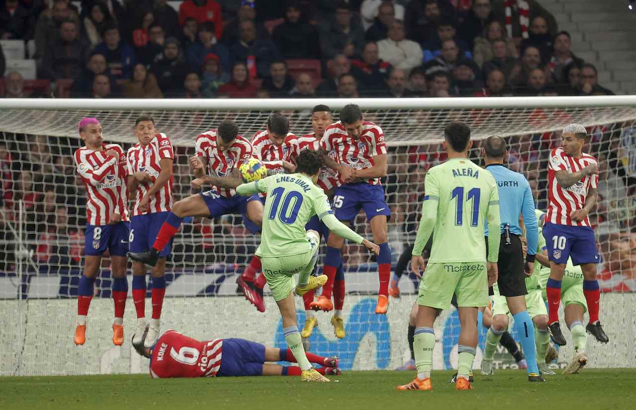 <strong>Enes Ünal’ın gol attığı maçta Getafe ile Atletico Madrid berabere kaldı</strong>