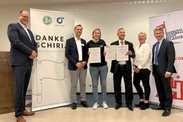 <strong>DANKE SCHIRI 2023: Sarah Patricia Scheerer, Lahcen Rast und Sven Reinhart sind die HFV-Landessieger</strong>
