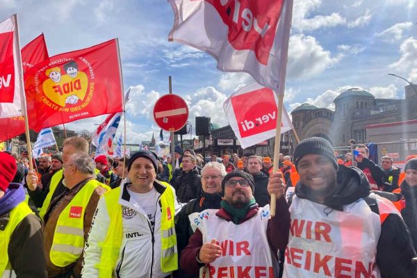 Bundesweiter Warnstreik hat begonnen