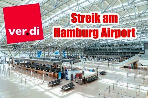 Erneut Warnstreiks an Flughäfen und bei Deutscher Bahn