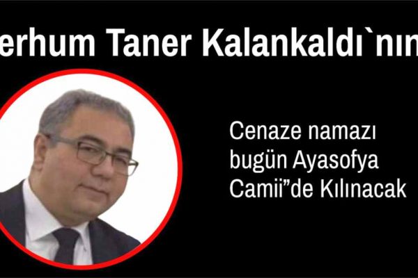 Taner’in cenaze namazı bugün!