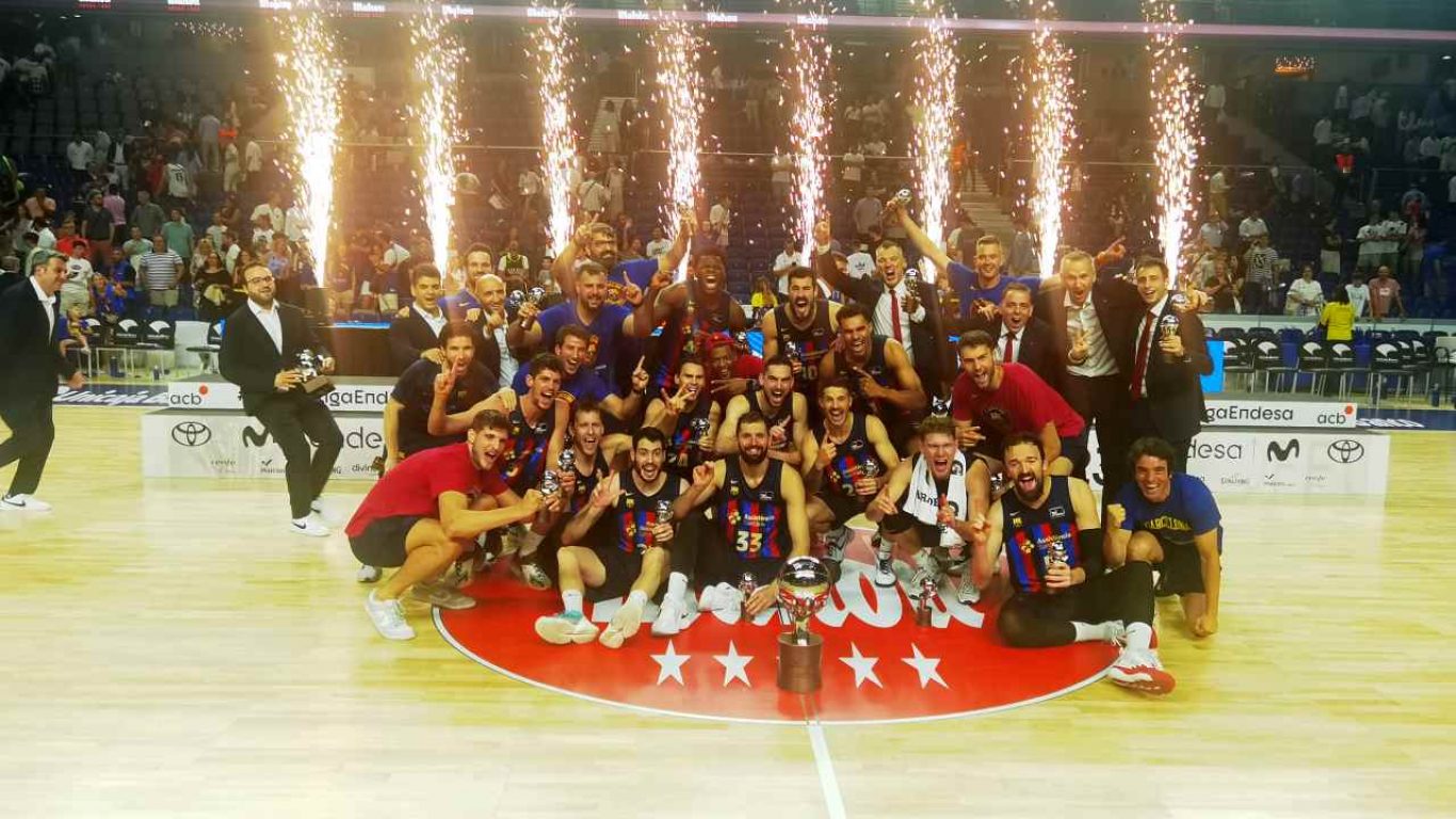 İspanya 1. Basketbol Ligi'nde şampiyon Barcelona oldu