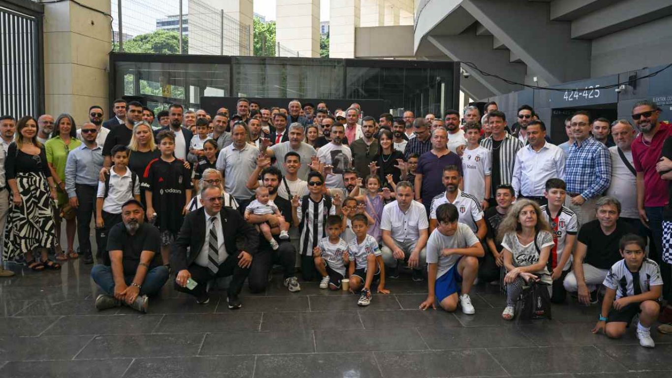 Beşiktaş Kulübü’nde bayramlaşma töreni yapıldı