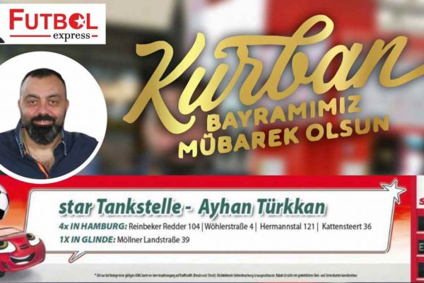 Ayhan Türkkan:  Kurban bayramınızı Kutlarım!