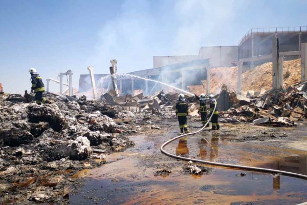 Gaziantep’teki fabrika yangını 35 milyon dolarlık hasara neden oldu