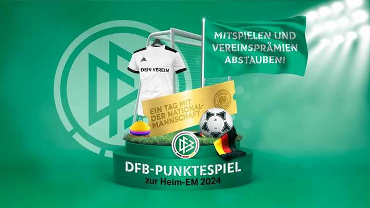 „DFB-Punktespiel“: Start der Vereinsaktion zur EURO 2024
