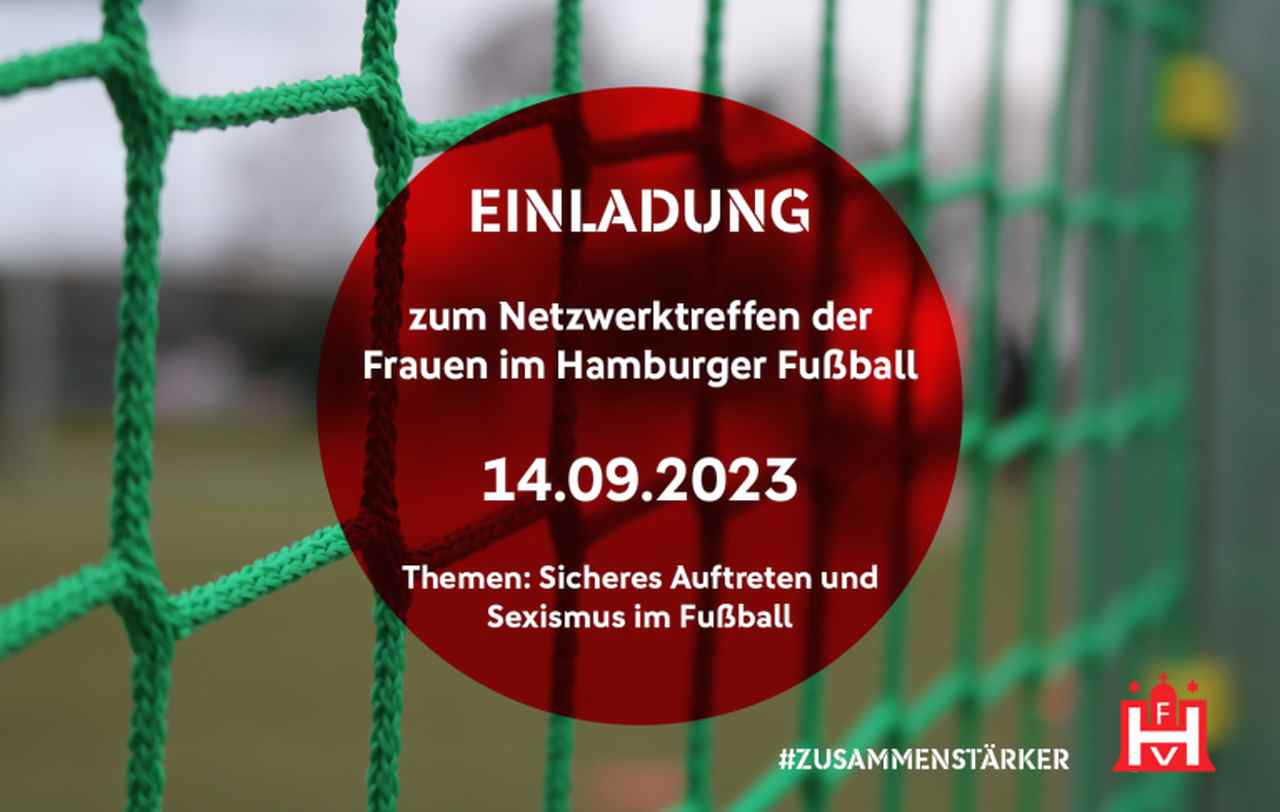 „Frauen im Hamburger Fußball“ laden zum Netzwerktreffen ein am 14. September 2023