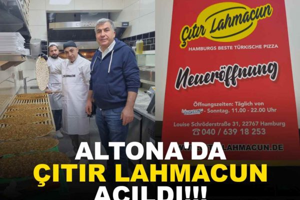 ALTONA’DA ÇITIR LAHMACUN SALONU AÇILDI!