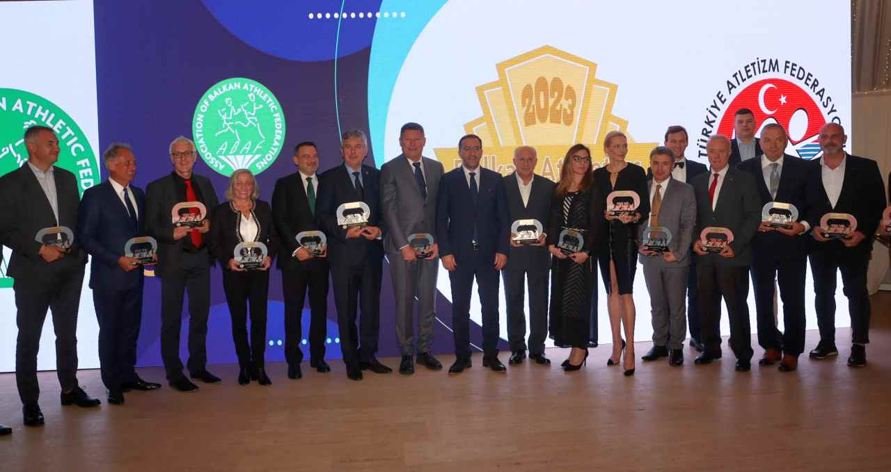 Balkan Atletizm Federasyonları Birliği Kongresi’nin gala gecesi İstanbul’da yapıldı