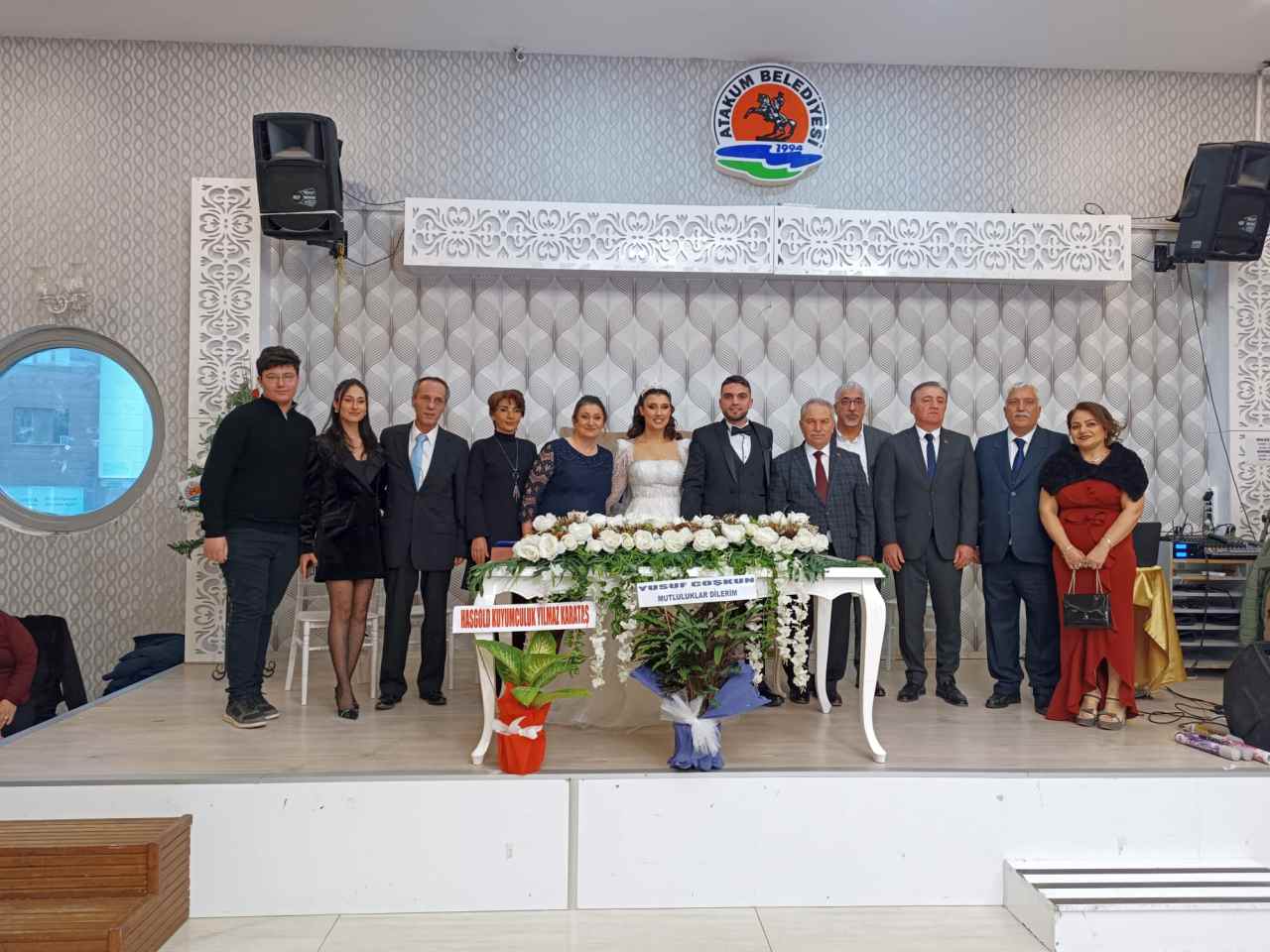 Samsun”da, iş ve siyaset dünyası nikah töreninde buluştu
