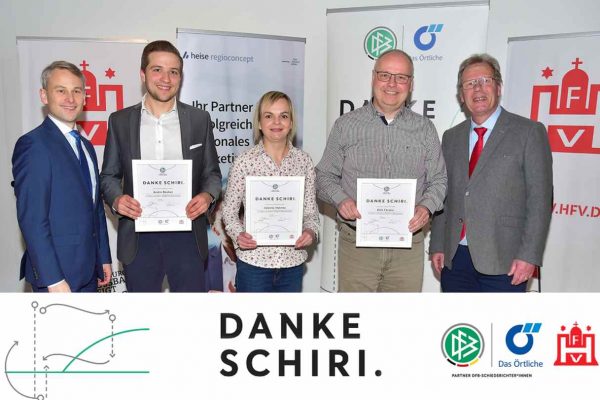 „DANKE SCHIRI“ 2024: Ehrung der drei HFV-Landessieger*innen