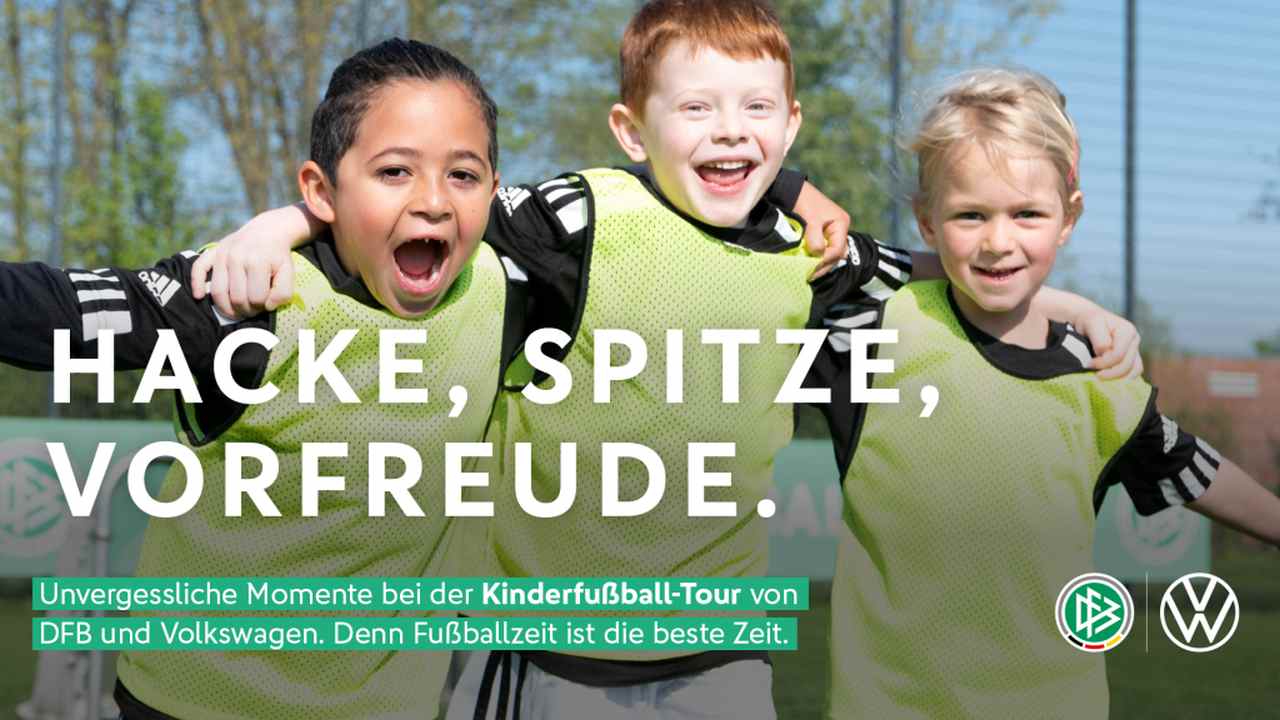 Kinderfußball-Tour von DFB und Volkswagen zu Gast