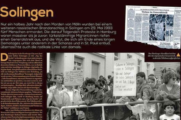“Hamburg’da 1990’lı Yıllarda Göçmenlerin Direnişi” sergisi