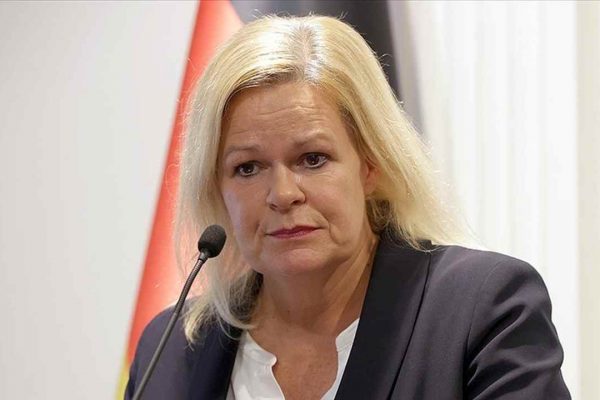 Almanya İçişleri Bakanı Faeser, Merih Demiral’ın gol sevincine UEFA’dan yaptırım istedi