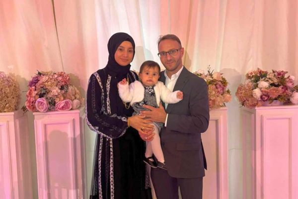 Gülsüm Taşan-Mustafa Taşan çiftinin kızları Gülasmin 1 yaşında