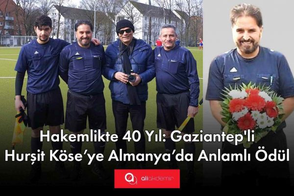 Türk Hakeme 40. Yıl Plaketi: Hurşit Köse’ye Almanya’dan Büyük Onur