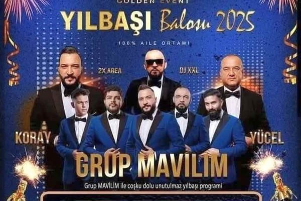 Grup Mavilim ile “YILBAŞI EĞLENCENİZİ” Tesadüfe bırakmayın