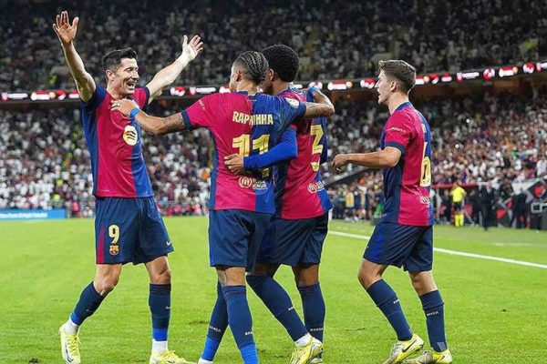 Barcelona, Real Madrid’i 5-2 yenerek İspanya Süper Kupası’nı kazandı