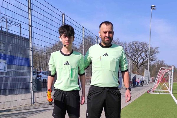 Baba-oğul hakemler beraber maç yönetti