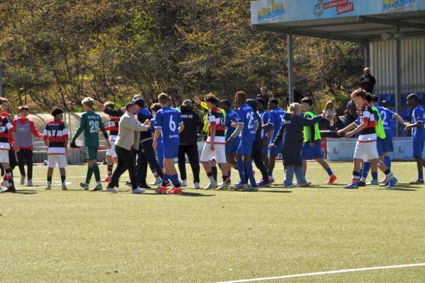 Süderelbe’de maç sonu saha karıştı