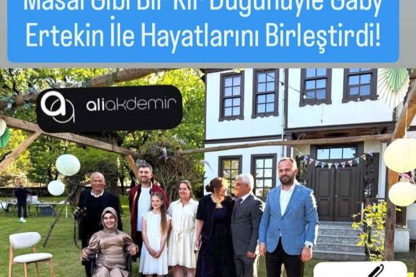 MASAL GİBİ BÌR BİRLİKTELİK: CEM ÇINAR VE GABY ERTEKİN DÜNYAEVÌNE GÌRDÌ!