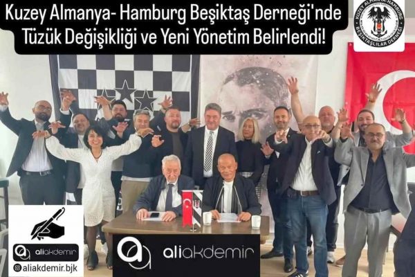 Kuzey Almanya Hamburg Beşiktaşlıları Yönetimi Yeniledi!